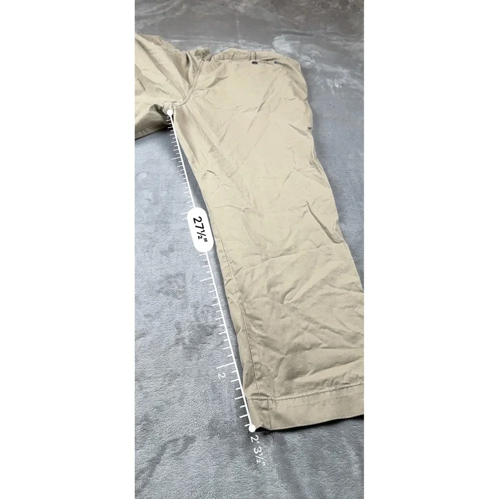 Polo Ralph Lauren Mens Stretch Straight Fit Chino Pants Beige 42x30‎